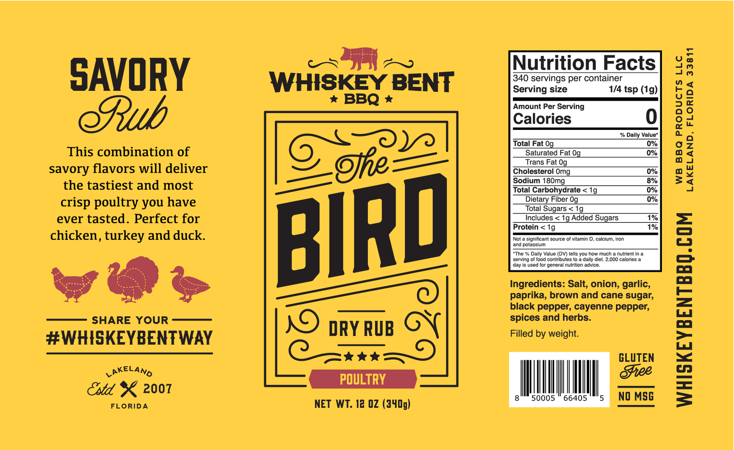The Bird - Poultry Rub