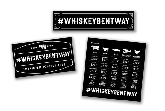 3 Pack Whiskey Bent Magnets