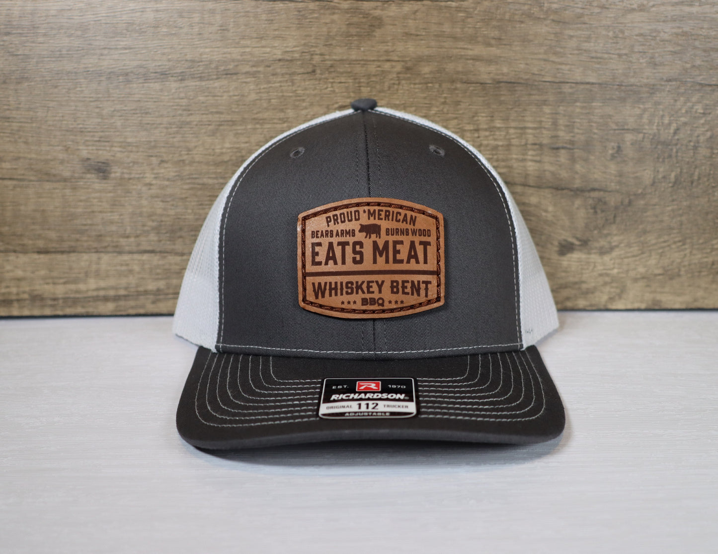 Proud Merican Leather Patch Hat