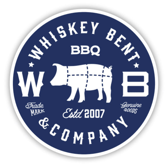 Whiskey Bent Pig Sticker